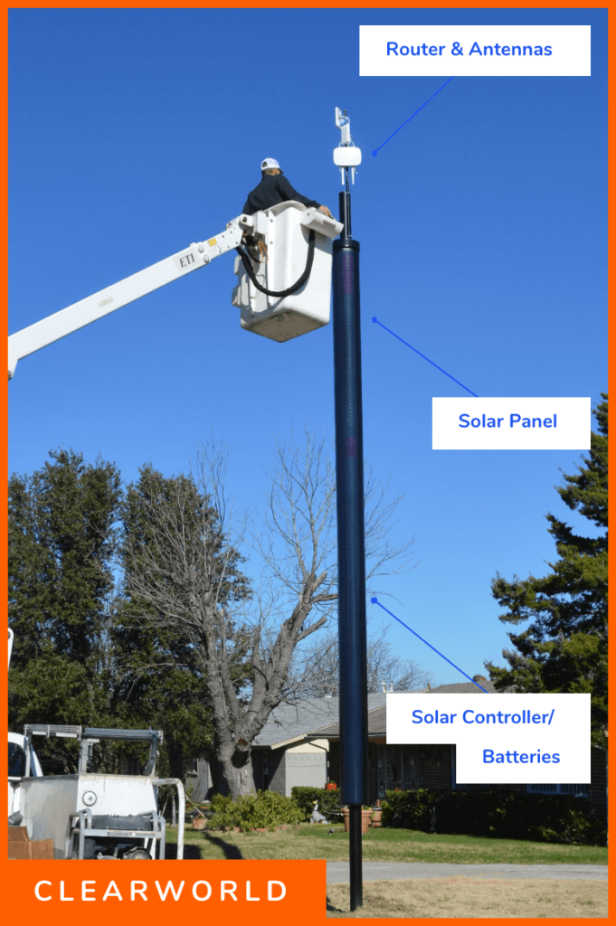 Clearworld Solar Pole